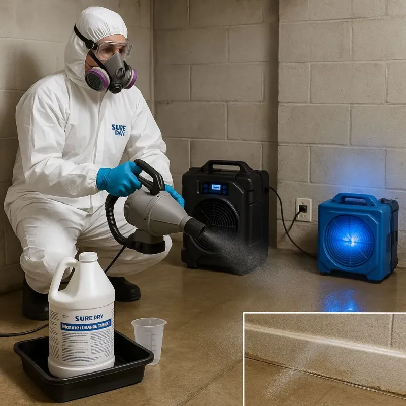 Sanitization and Odor Removal process in North DeLand, FL