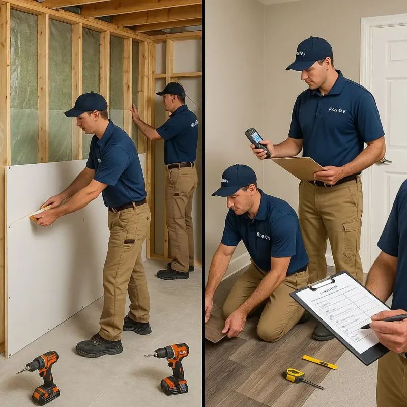 Repairs and Reconstruction process in North DeLand, FL